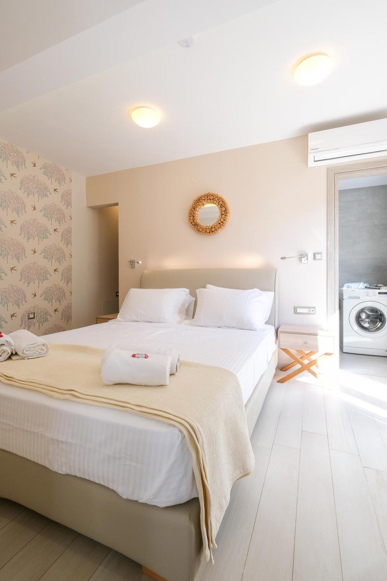 Glaros Casa Verde - Cozy Flat With Garden Near Beach Kato Daratso Bagian luar foto