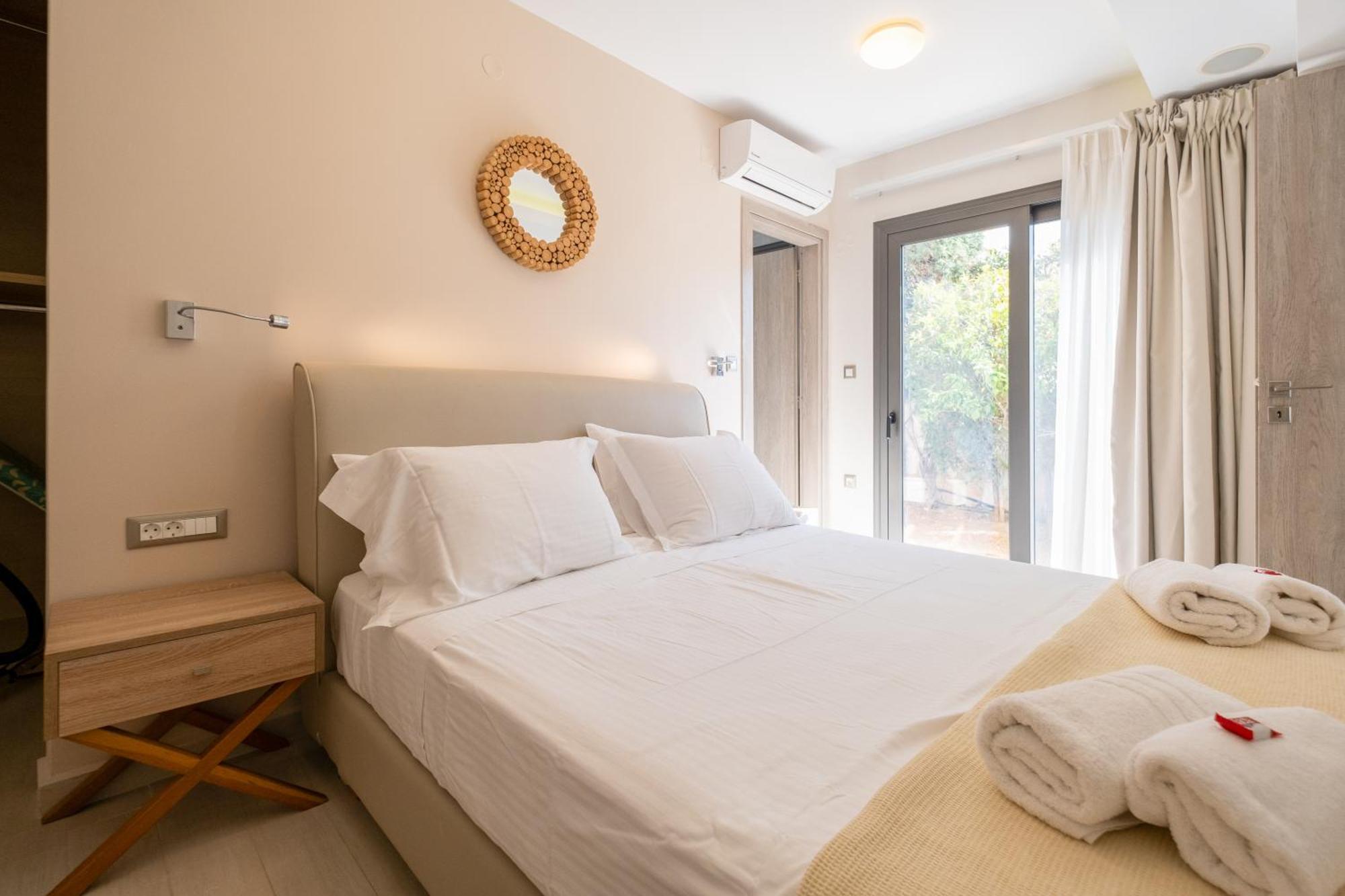 Glaros Casa Verde - Cozy Flat With Garden Near Beach Kato Daratso Bagian luar foto