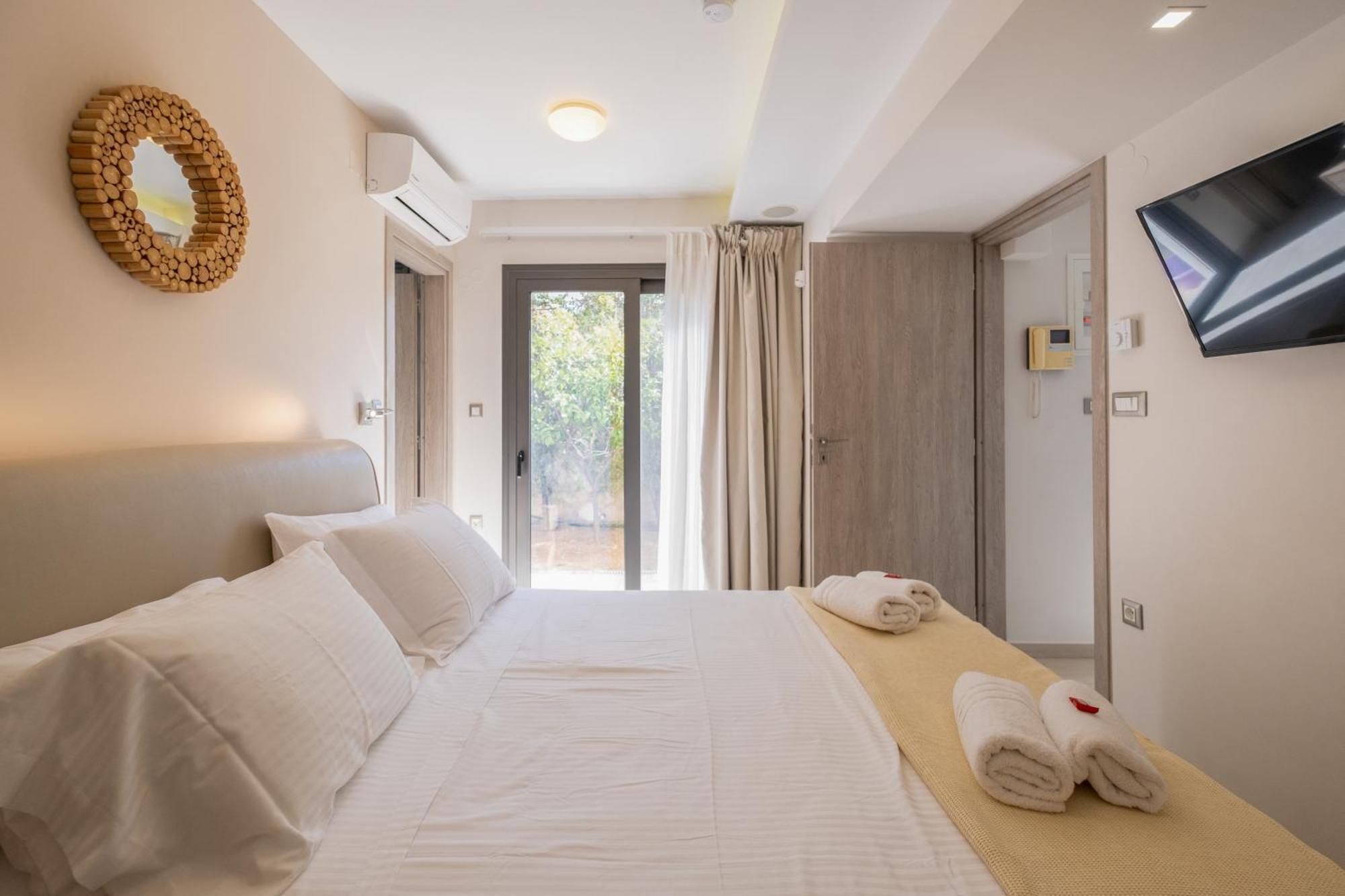 Glaros Casa Verde - Cozy Flat With Garden Near Beach Kato Daratso Bagian luar foto