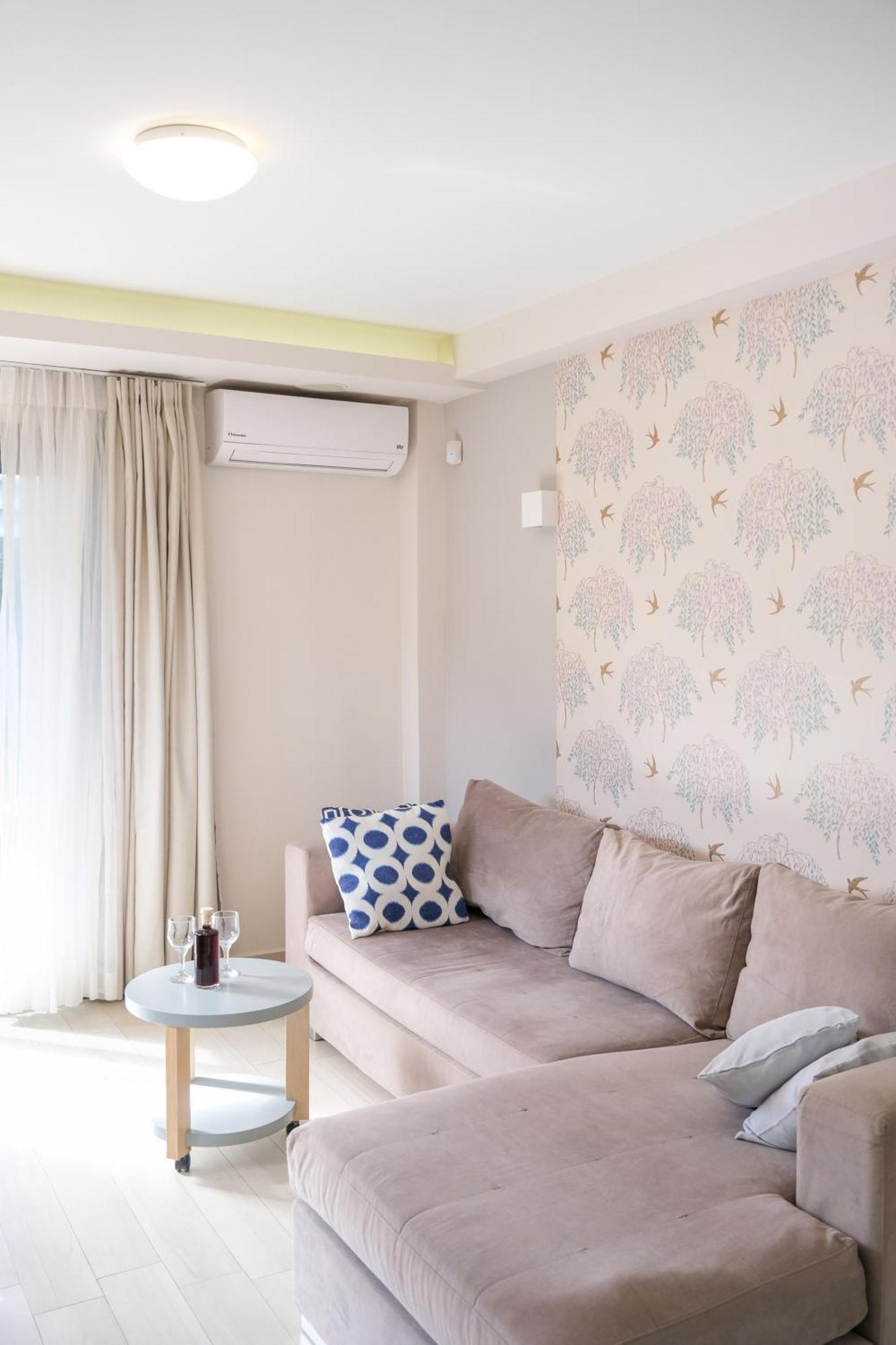 Glaros Casa Verde - Cozy Flat With Garden Near Beach Kato Daratso Bagian luar foto