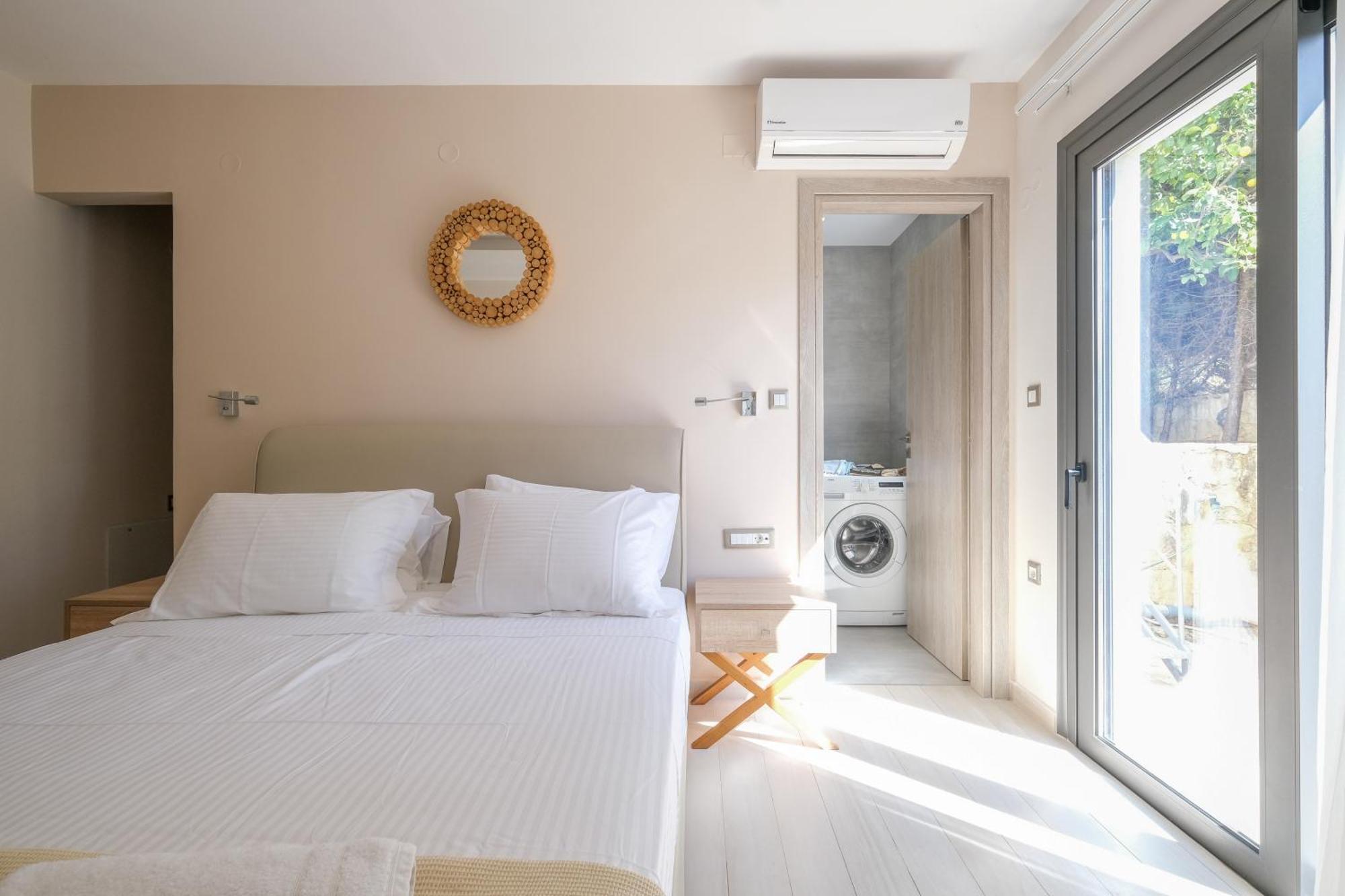 Glaros Casa Verde - Cozy Flat With Garden Near Beach Kato Daratso Bagian luar foto