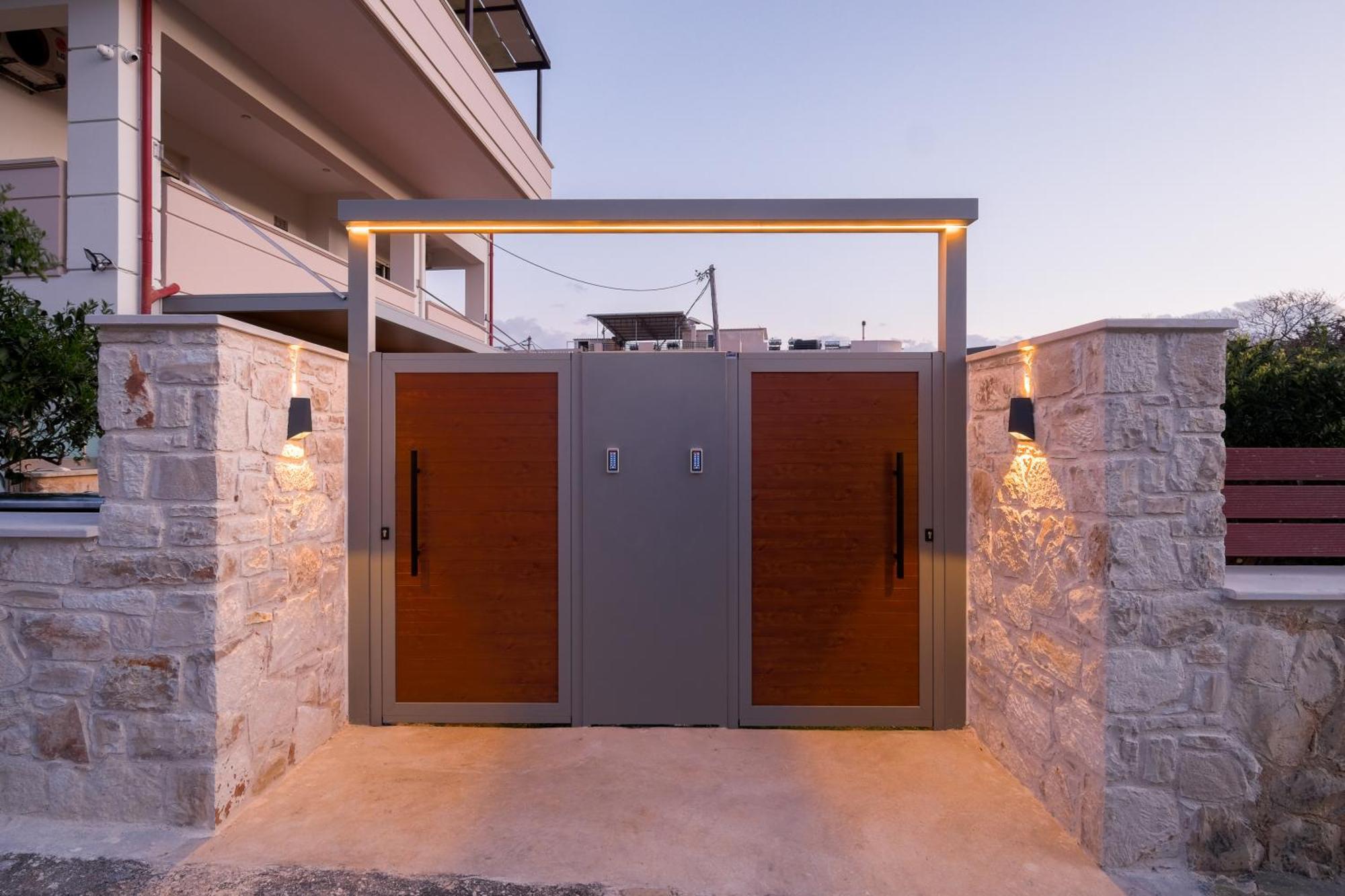 Glaros Casa Verde - Cozy Flat With Garden Near Beach Kato Daratso Bagian luar foto