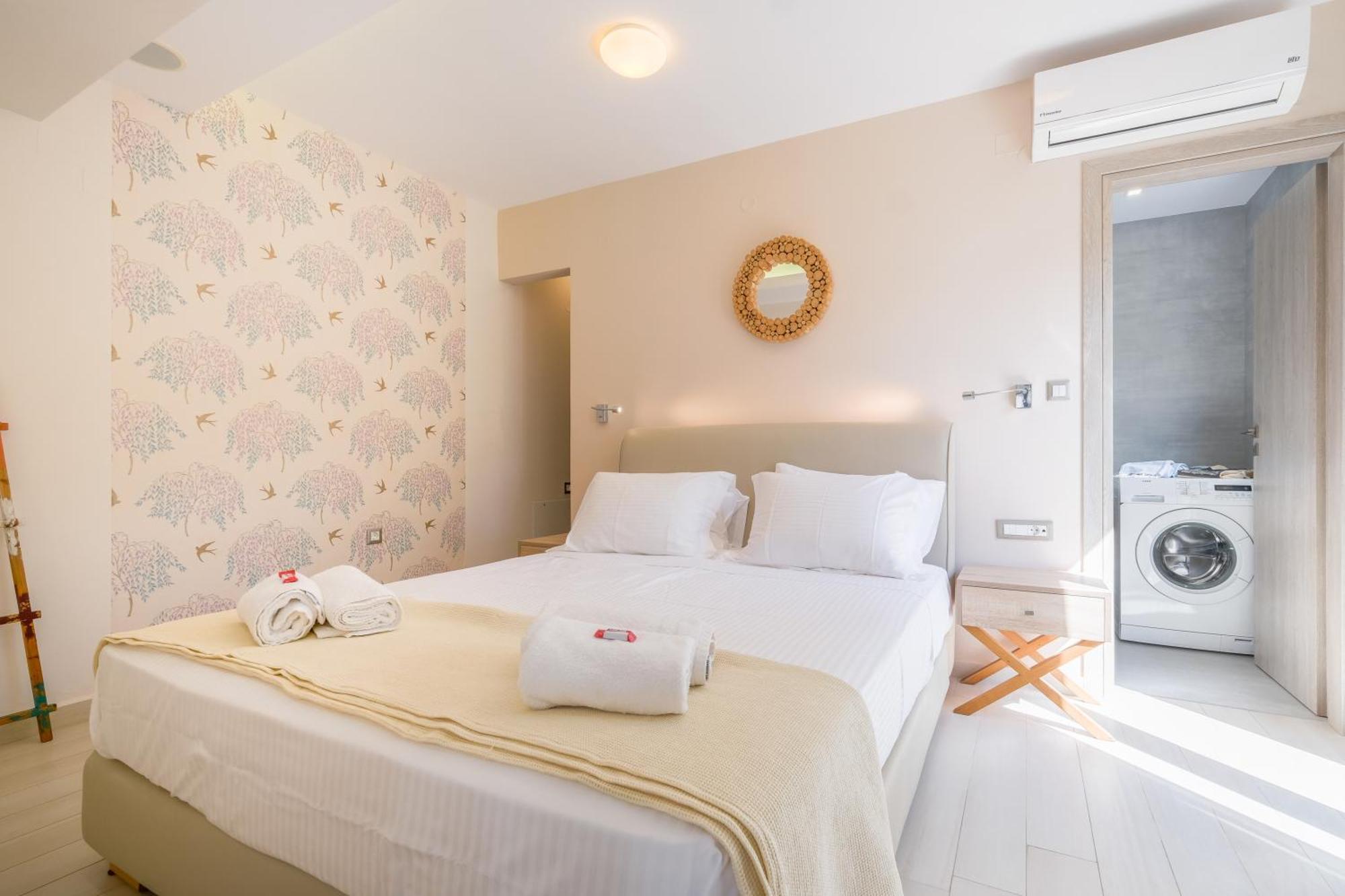 Glaros Casa Verde - Cozy Flat With Garden Near Beach Kato Daratso Bagian luar foto