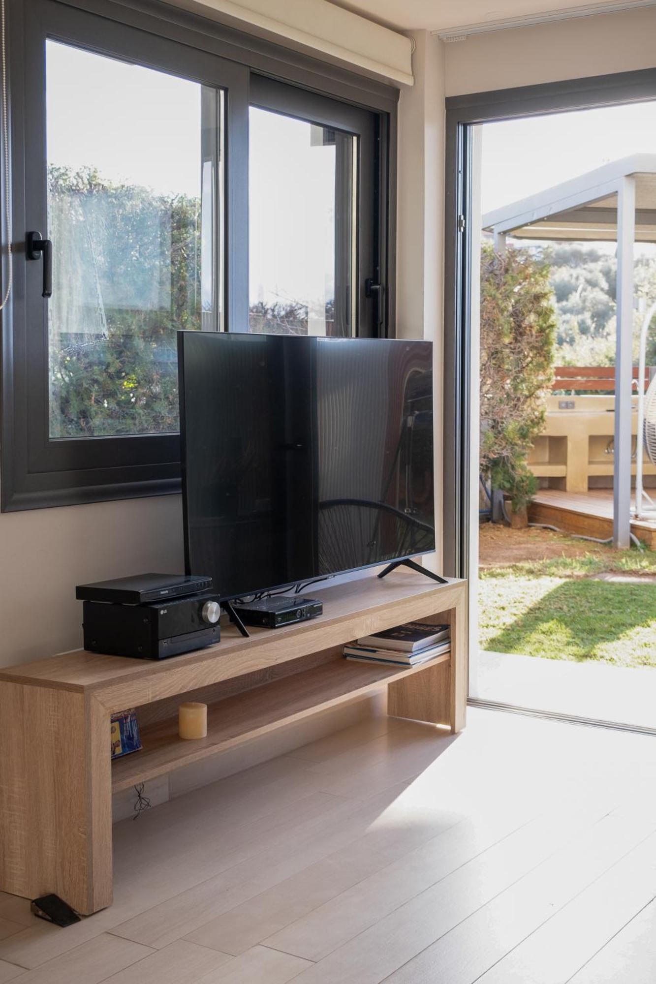 Glaros Casa Verde - Cozy Flat With Garden Near Beach Kato Daratso Bagian luar foto